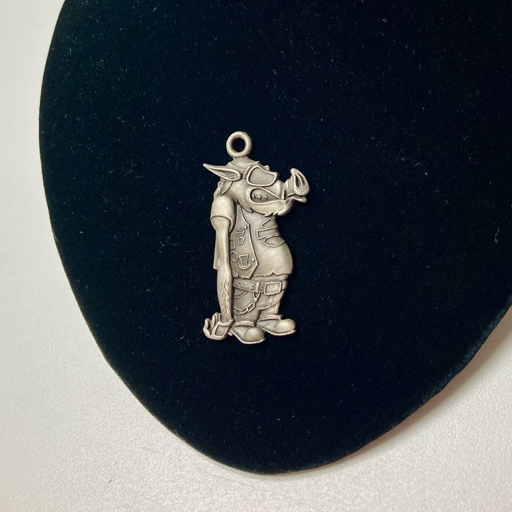 Vintage Harley-Davidson Rare Road Hog Pewter Pendant 2005